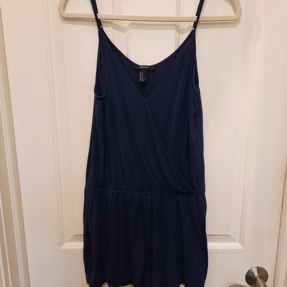 Forever 21 navy romper